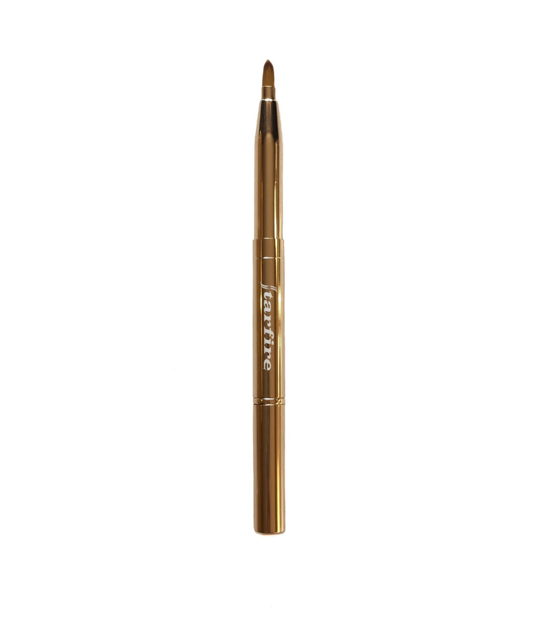 fine tip gold makeup brush-starfire cosmetics