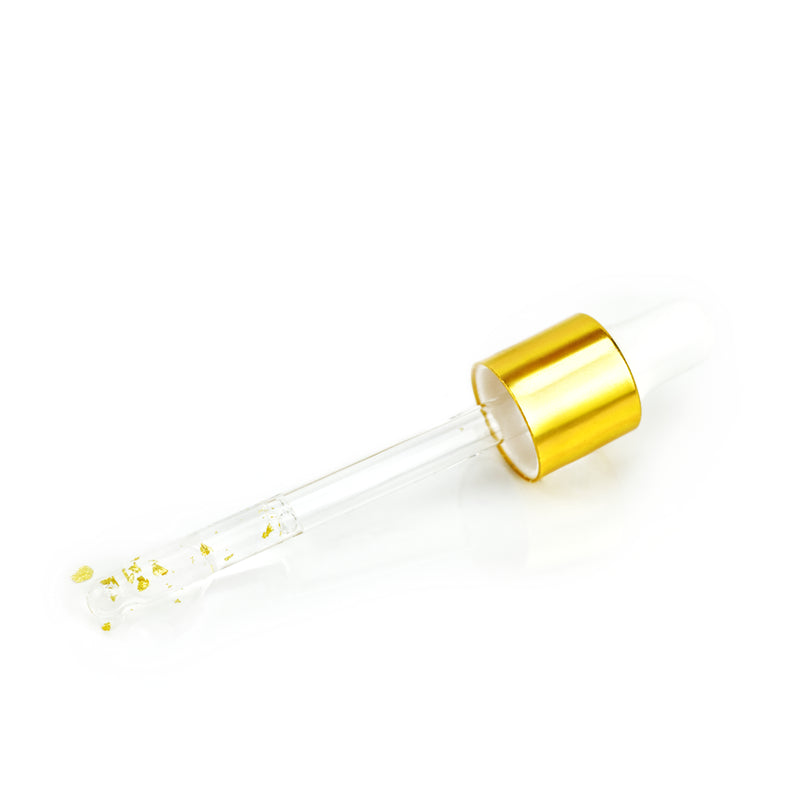 gold dropper with 24k flakes-starfire cosmetics