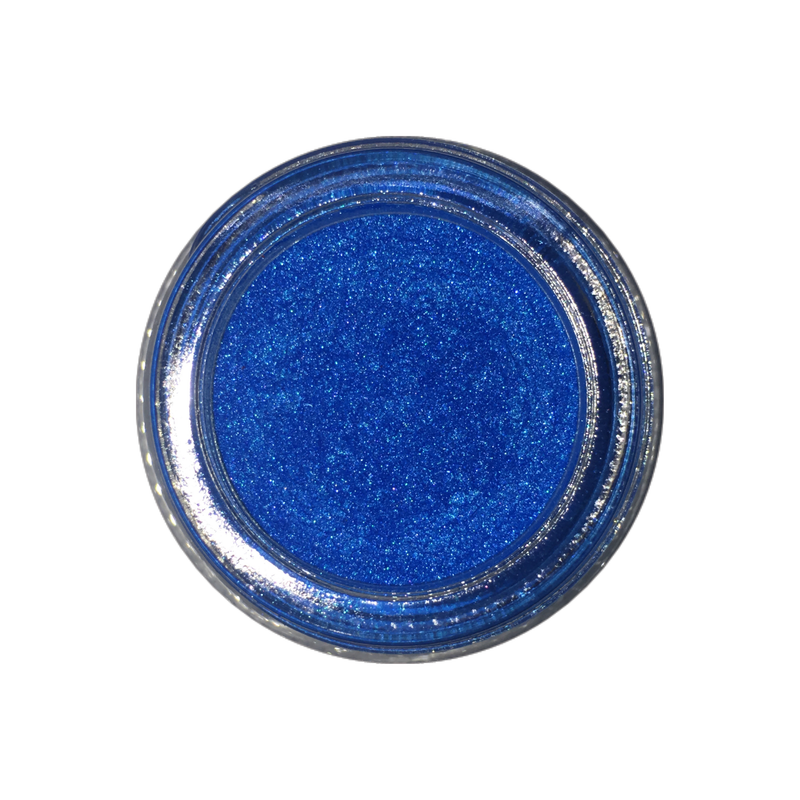 navy blue eyeshadow inside jar-starfire cosmetics