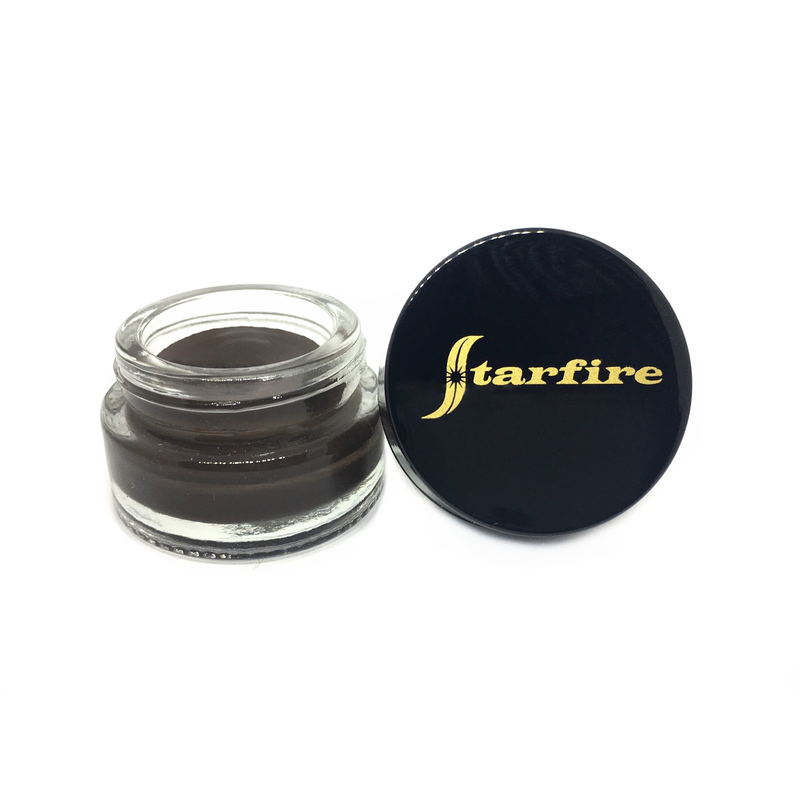 ebony eyebrow pomade glass jar-starfire cosmetics